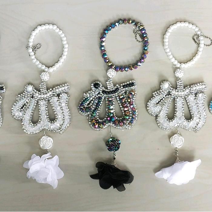 Gantungan spion mobil lafadz Allah