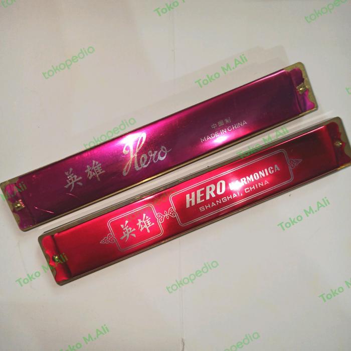 Harmonika Tremolo Besar Harmonika Hero 24 Lubang Double Hole