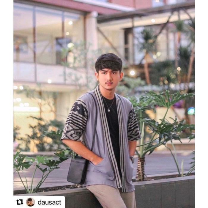 OUTER OUTFIT//KIMONO SONGKET PRIA//TENUN JEPARA OUTERU UNISEX