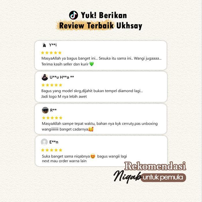 Sedia Maslaha Niqab l Niqab Tali Logo M l Cadar Tali Babydoll Instan Tanpa Jahitan Dibawah Mata