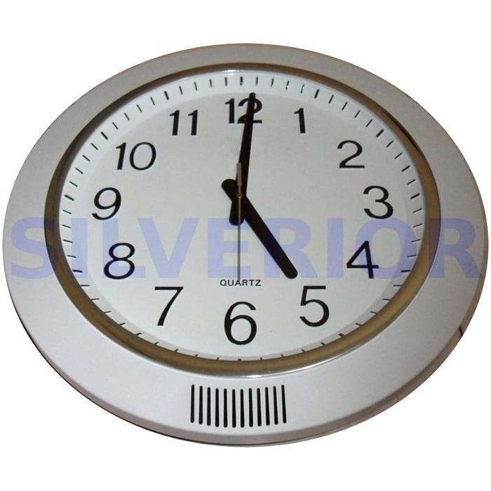 BISA SPK Jam Dinding Suara Bicara Bahasa Indonesia 40cm