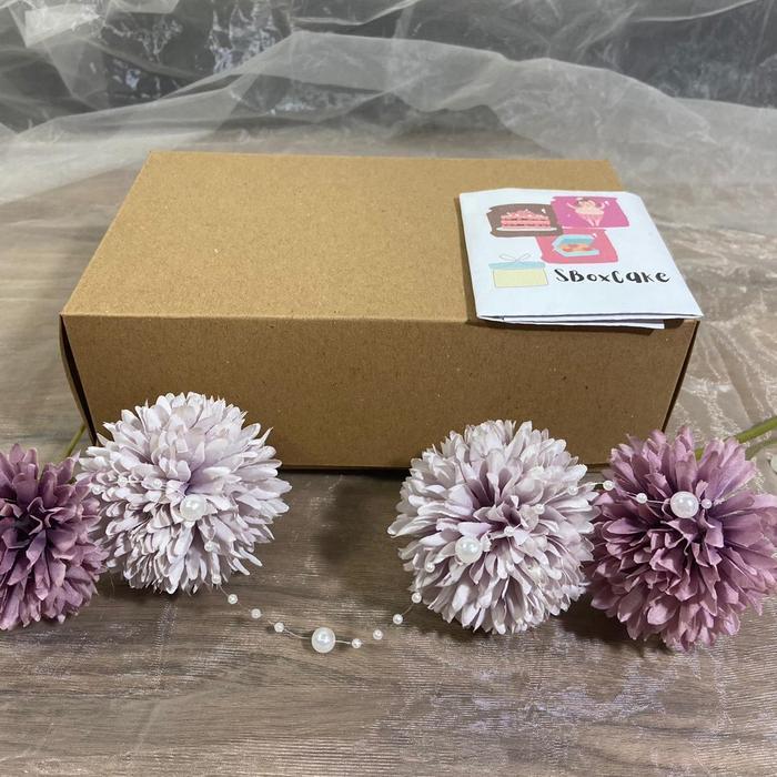 Kotak karton murah Dus Roll Tart Box Kue Cake Roti uk 22x14x7.5 cm