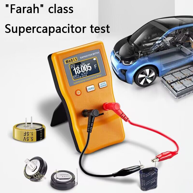 JUAL  Circuit Tester Capacitor Tester ESR Capacitance Ohm Meter Professional Measuring Capacitance R