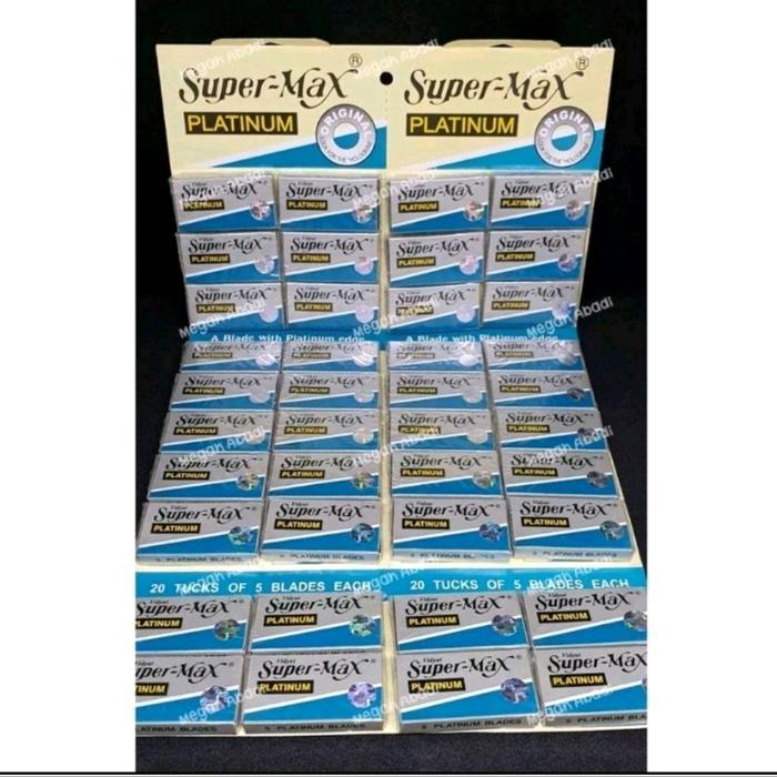 Silet supermax platinum original razor pangkas