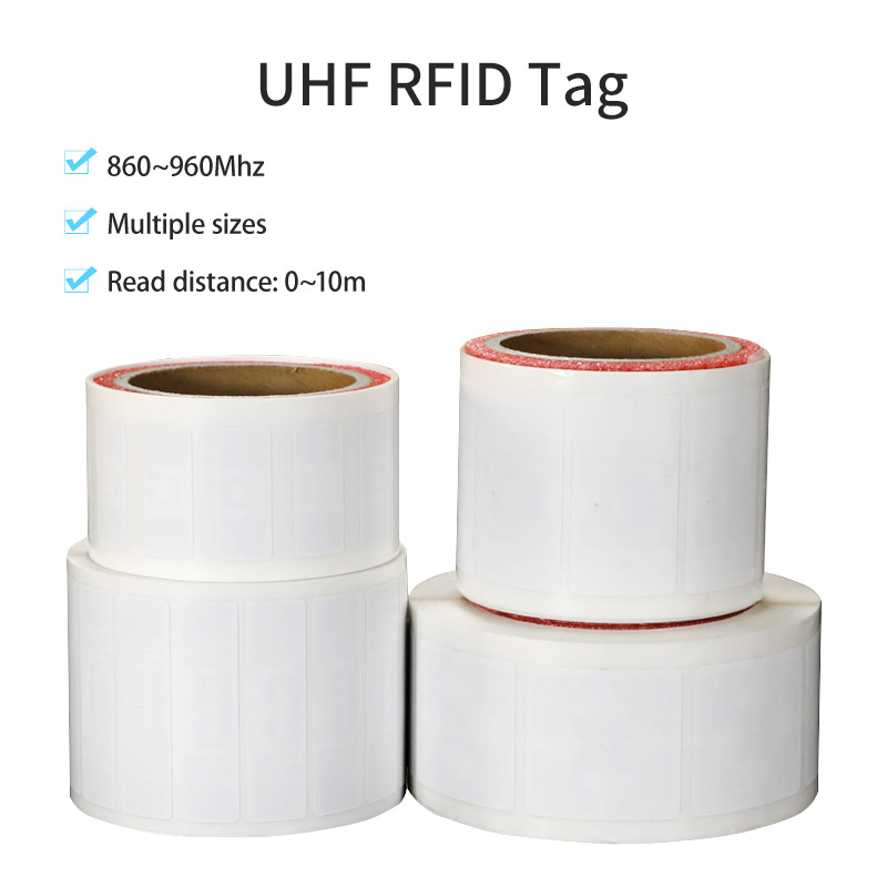 100pcs UHF RFID Labels Multiple Styles Passive UHF Adhesive Label Coated Paper RFID Sticker Label