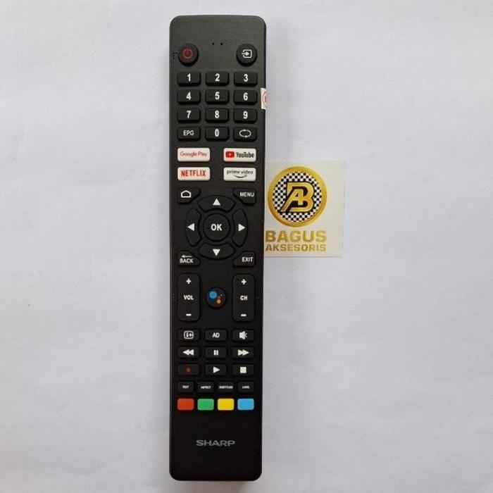 [READY STOCK] REMOT REMOTE ANDROID TV SHARP BT_VOICERC_20_1 ( 4T-C55EK2X ) ORIGINAL