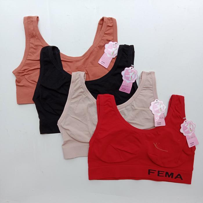 12 PCS Miniset Bh Wanita Bra Rajut Remaja Dewasa Fema Bahan Tebal Lembut Nyaman Dipakai