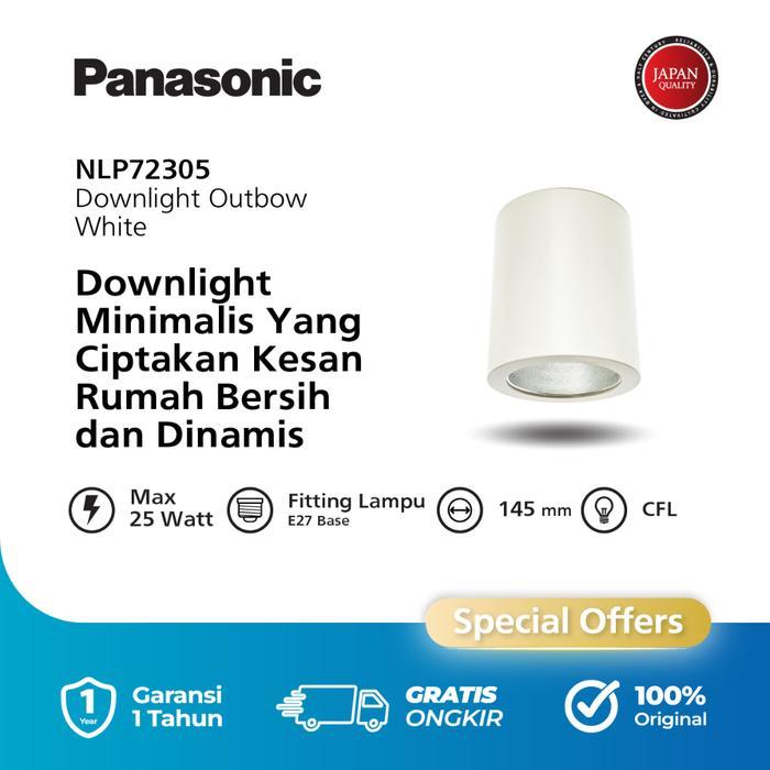 Sale Panasonic Lampu Downlight Outbow Putih Silver Frosted