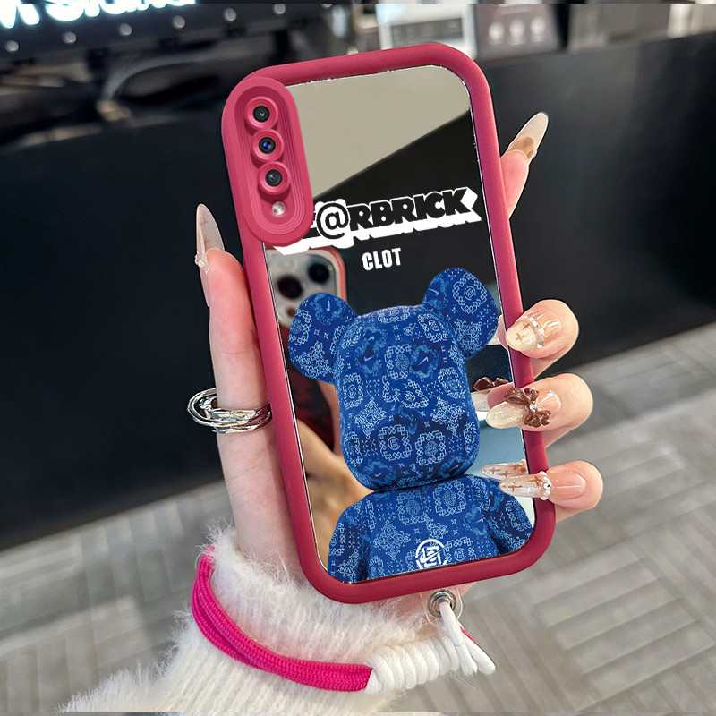 Casing Hp untuk Samsung Galaxy A50 A50s A30s Case Casing beruang pola Silikon Softcase Kasing HP tal