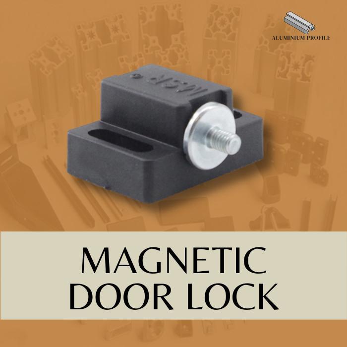 MAGNETIC DOOR LOCK KUNCI PINTU MAGNET ALUMINIUM PROFILE