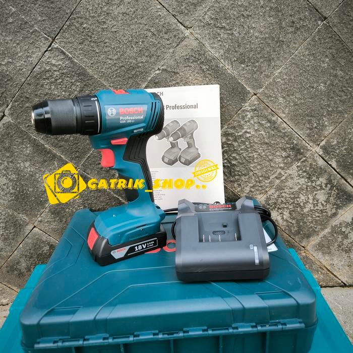 Bor Bosch Gsr 185 Li Bor Baterai Bosch 18V Brushless Bor Cordless 13Mm