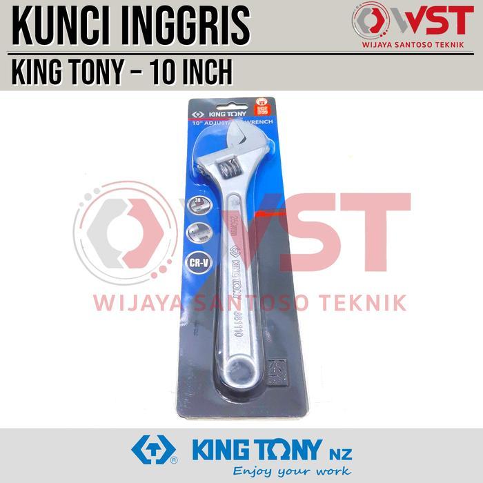 King Tony Kunci Inggris 10" 250mm / Adjustable Wrench 10inch KingTony