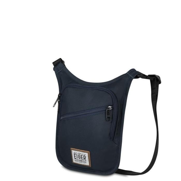 Tas Selempang Pria Tas Selempang Mini Eiger Passport Pouch Travel Black 910005016 Original