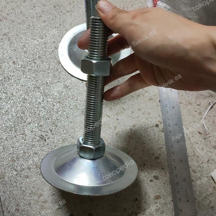 foot adjuster m20 x150 / kaki meja m20x 150 / kaki meja adjuster m20