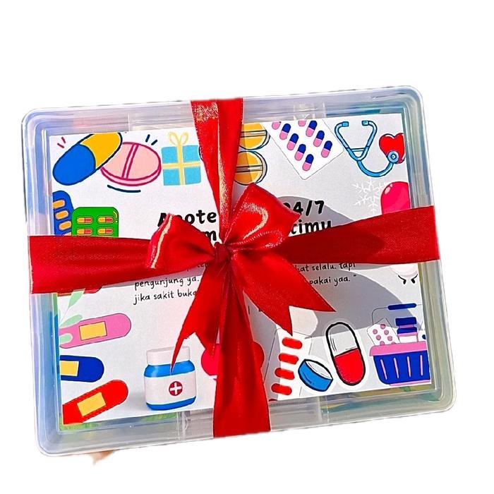 BISA REQUEST OBAT / APOTEK MINI EMERGENCY BOX KOTAK KADO FREE DESAIN