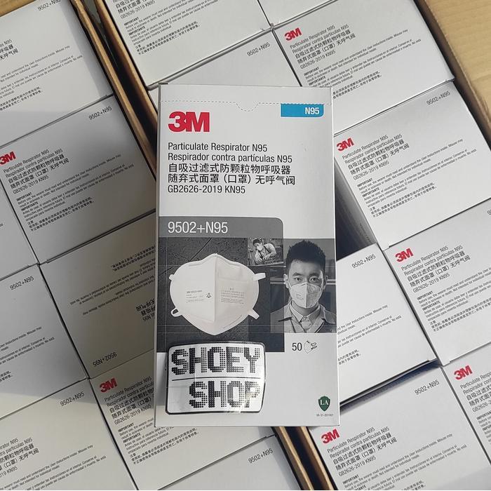 MASKER 3M 9501+ MEDIS KN95 N95 ORIGINAL 100% PER 1BAG ISI 50PCS