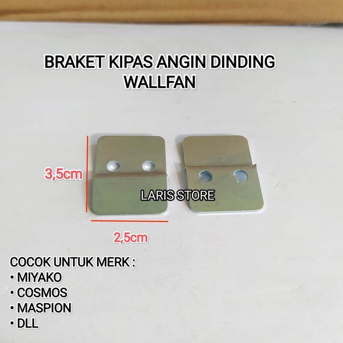 BRAKET KIPAS KECIL / PLAT BESI GANTUNG KIPAS ANGIN DINDING WALLFAN