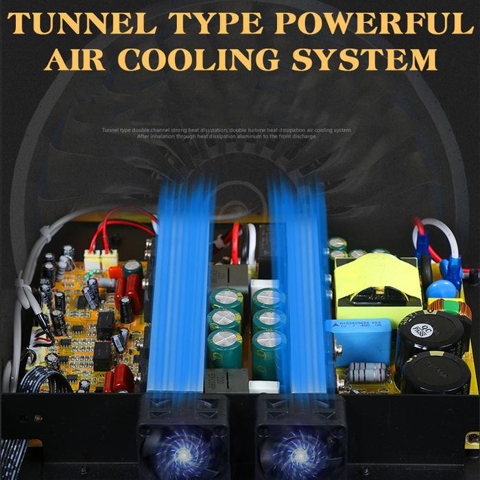 New Baxs [Cod] Power Amplifier Ks2500/Ks4500 2/4 Channel 850W High Power Murni Post-Stage Digital