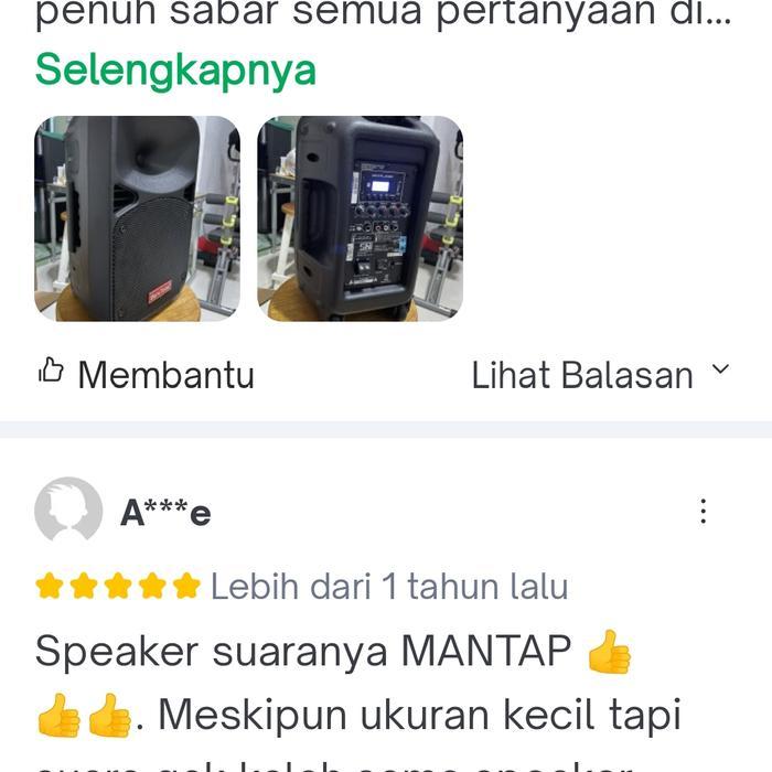 Spiker Aktif Portable Baretone Max 8Eb Max 8 Eb Populer