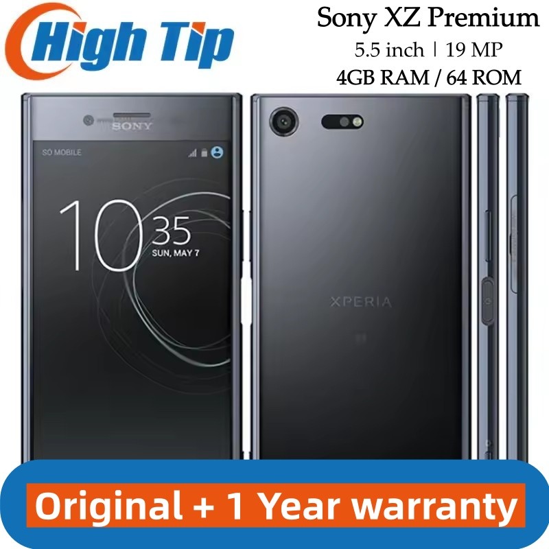 Unlocked Original Sony Xperia XZ Premium G8141 G8142 RAM 4GB ROM 64GB 4G LTE Android 5.519MP 1080P
