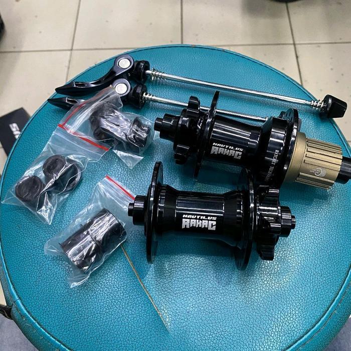 Hub Freehub Nautilus Micro Spline Rakac 12 Speed 4 In 1 32 Hole Ratchet Technology Hitam Six Bolt