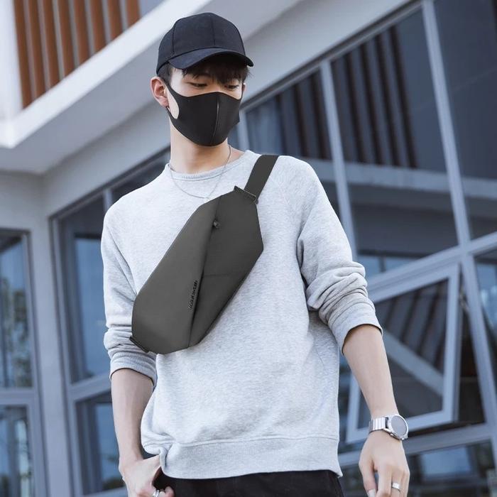 Tas Selempang Pria Mr7786D Tas Selempang Mark Ryden Sling Bag Pria Cowok Ipad 7.9 Ringan Mr7786