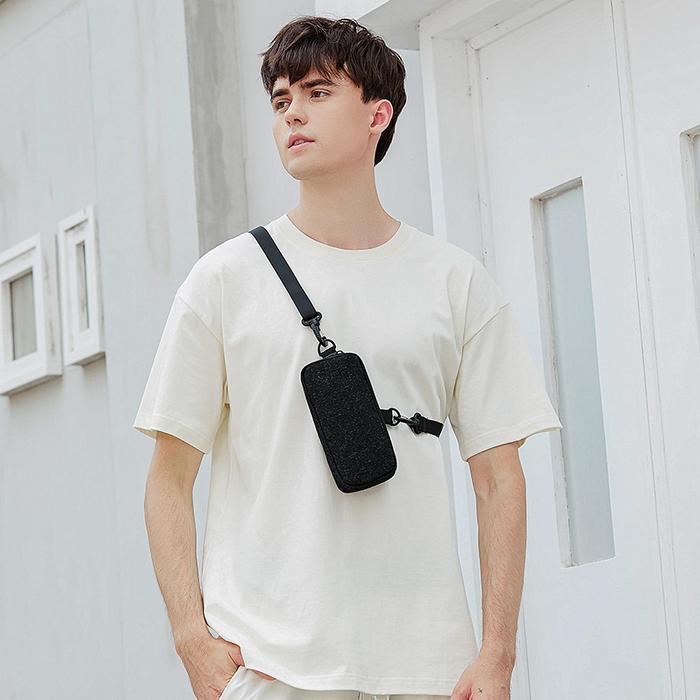 Tas Selempang Pria Tas Ponsel Pria Tas Wanita Menggantung Leher Tas Handphone Mini Tas Hp