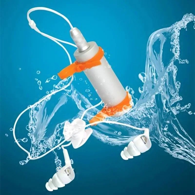IPX8 Waterproof MP3 Player Swimming Diving Music Players Underwater Sports MP3 Player Earphone sony
