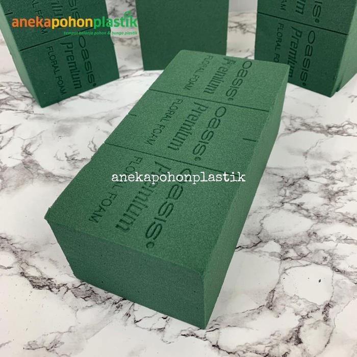 Busa Tanaman Hidup Premium Quality Floral Foam Hijau Media Tanam Dekorasi