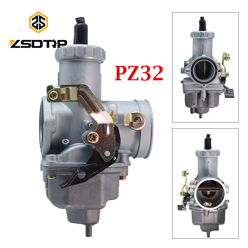 ZSDTRP KF PZ32 32MM Carburetor Cable Lever with Accelerato for 250cc 300CC Engine