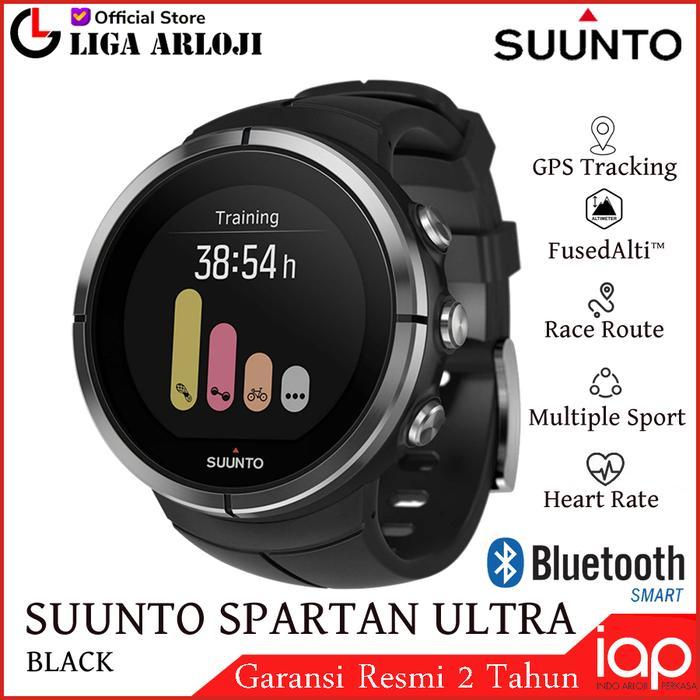 Terbaru Best Quality 100% Original Suunto Spartan Ultra Black Hr Gps Multisport Smart Watch Touch