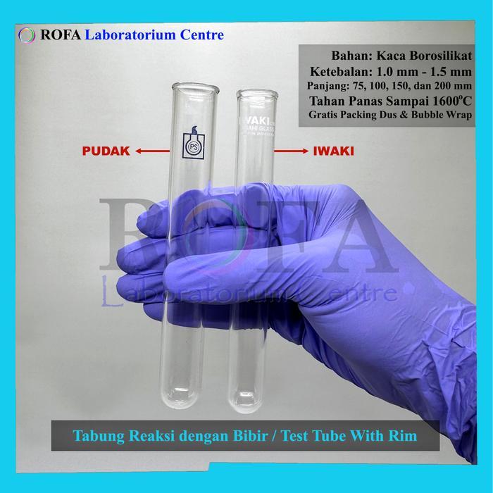 "New" Tabung Reaksi Pyrex / Test Tube / Tabung Reaksi Tahan Panas