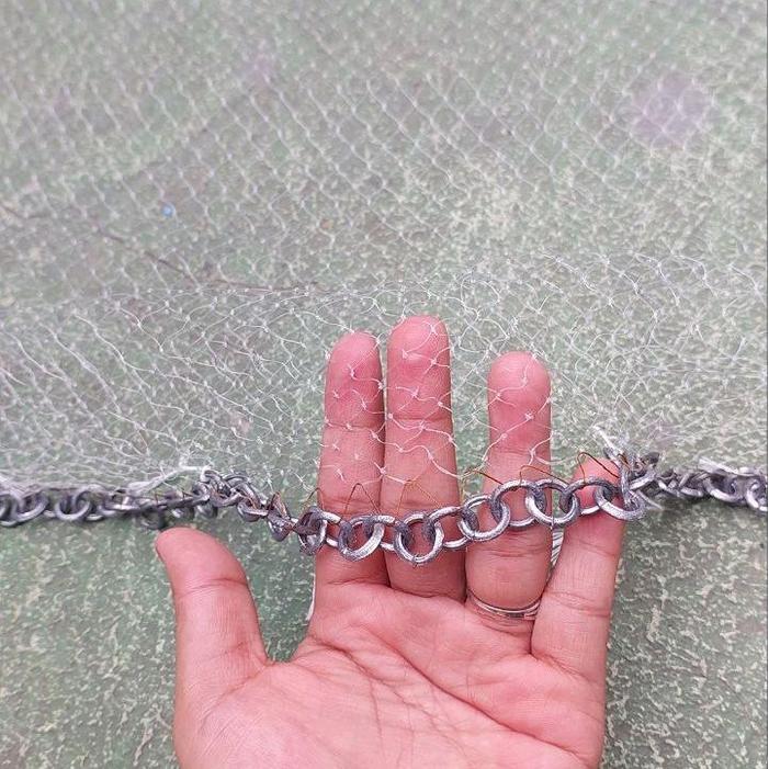 Jala Lempar Jala Ikan 1 Meter Inci 025 Bahan Senar Pemberat Timah Murah