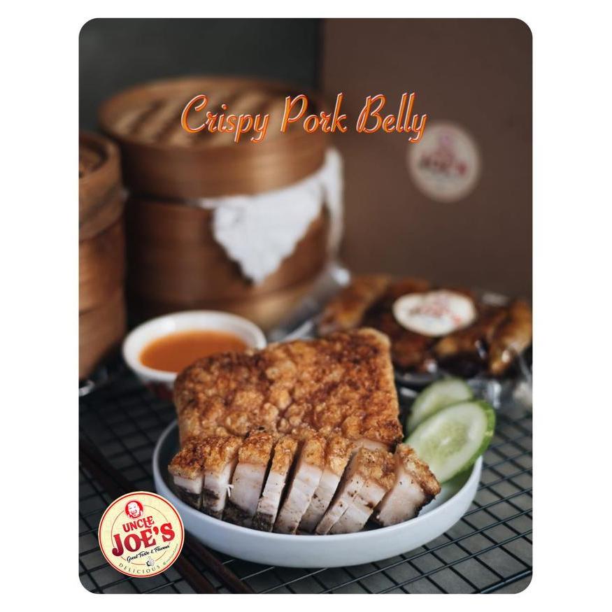 Crispy Pork Belly By Uncle Joe Flavour - Daging Babi Krispi, Lezat & Kriuk, Dengan Saos Tauco Nikmat