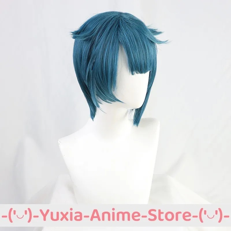 GENSHIN IMPACT XINGQIU COSPLAY WIG ANIME GAME ROLEPLAY PARTY COSTUME PROP WIGS SYNTHETIC HAIR HEAT