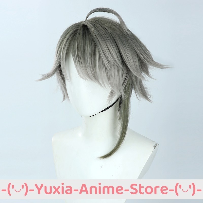 GENSHIN IMPACT ALHAITHAM COSPLAY WIG ANIME GAME ROLEPLAY PARTY COSTUME PROP SYNTHETIC HAIR HEAT
