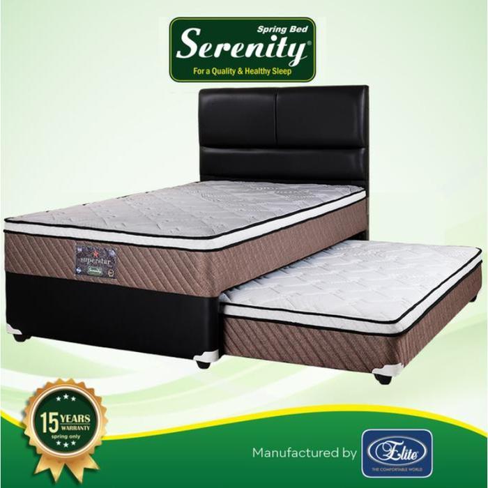 Kasur Sorong / Springbed 2 in 1 Elite Serenity Superstar New