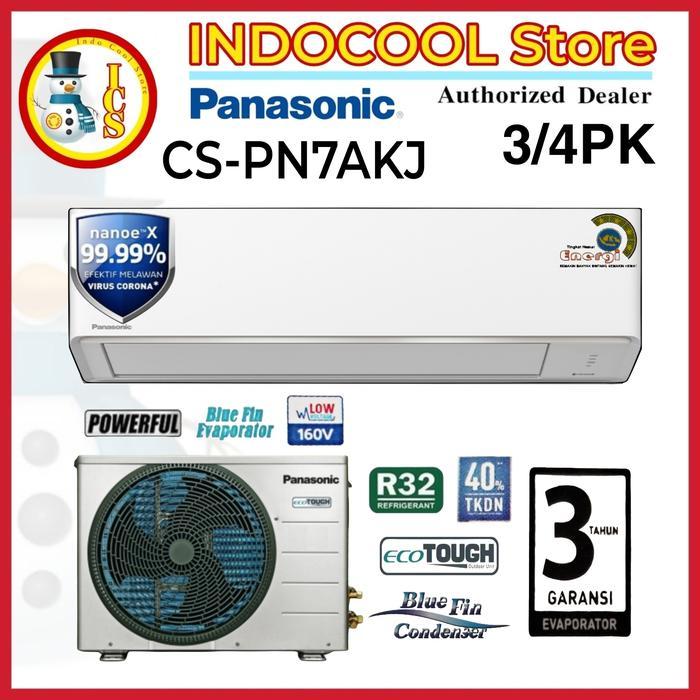 Ac Split Panasonic 3/4 Pk Pn7 Deluxe Standard Nanoe Filter - Bluefin - R32 Terbaik