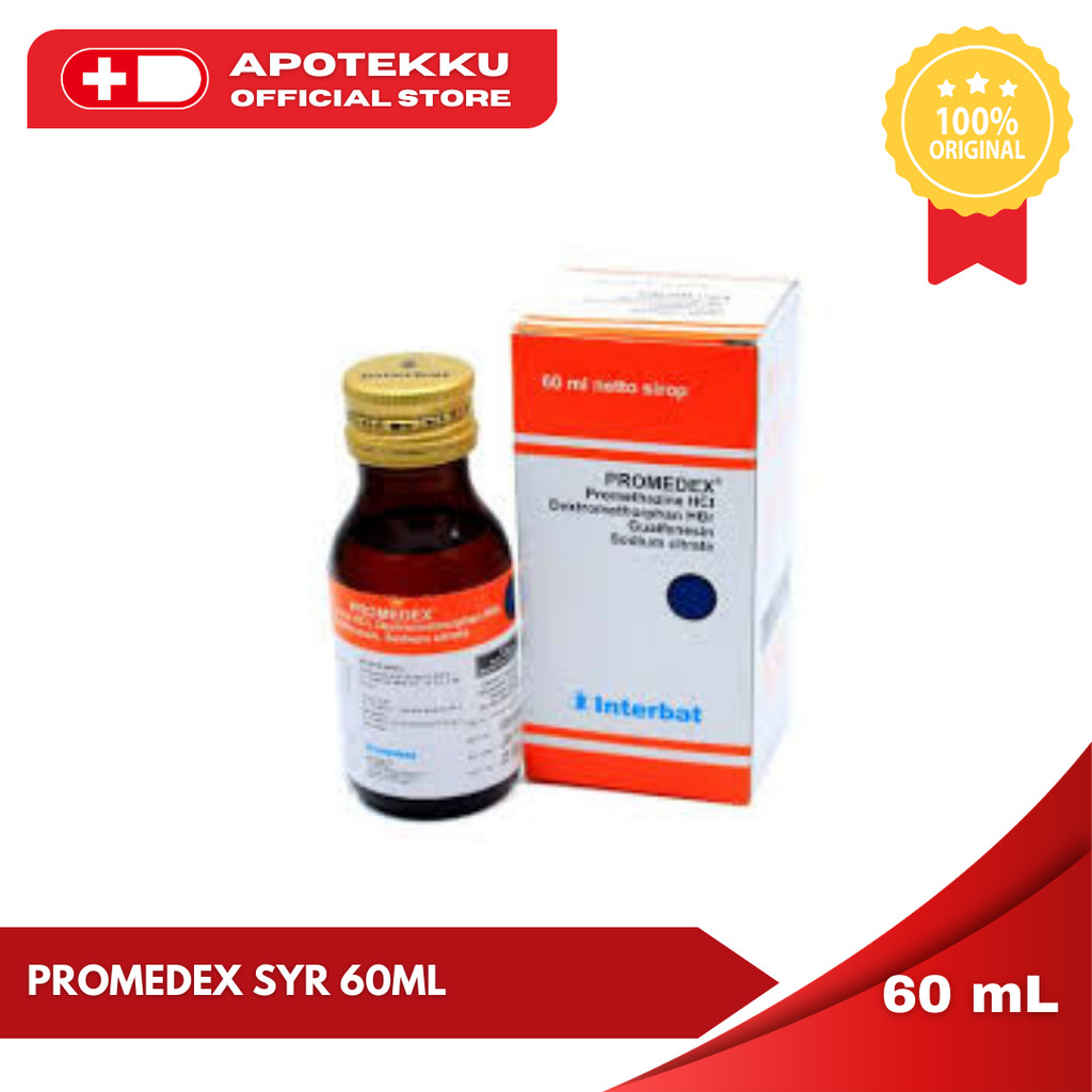 Promedex Sirup 60ml - Obat Batuk Berdahak (Expectorant)