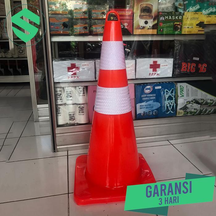 CONE JALAN KARET ORANYE L RUBBER CONE SCOTLIGHT L PEMBATAS JALAN
