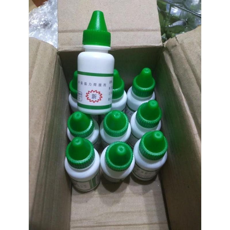 "New" Flux Stainless Steel Isi 30 ml Stainles Solder Cair Aluminium Besi Baterai 18650 Perekat Nikel