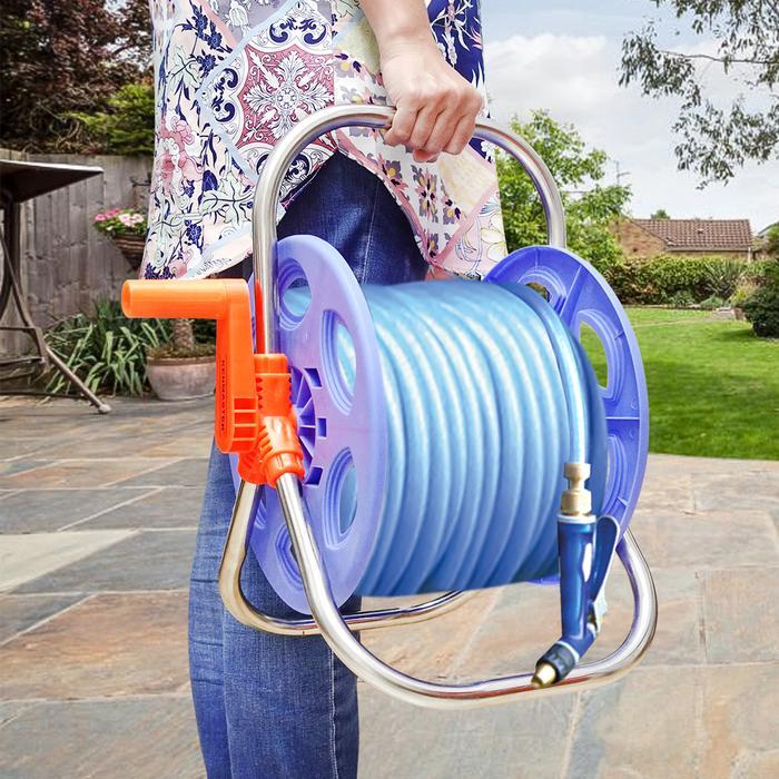 Terlaris- Water Hose Reel Selang Air Gulungan / Gulungan Selang / Selang Air Gulung 20 Meter - Km20