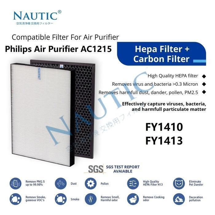 Replacement for FY1410/FY1413 Filter Philips Air Purifier AC1215