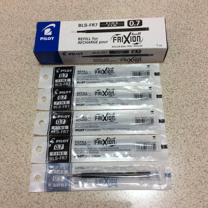 "New" Refill Pulpen Pilot Frixion 0.7 BLS-FR7 / Refill Pilot Frixion 0.7