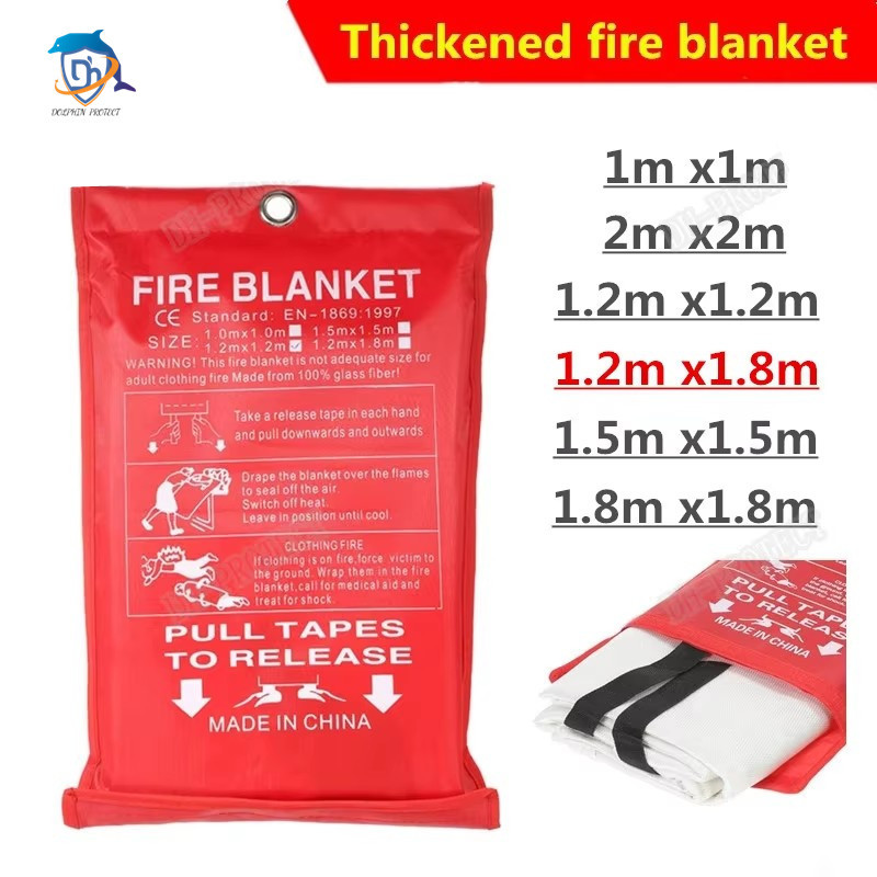 Emergency Fire Blanket Fire Blanket, Fire Fighting Equipment for Escape, Fire Fighting Equipment,