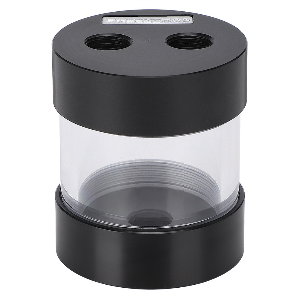 50mm Diameter Cylindrical Water Cooling Tank Reservoir 3 Holes Inner G1/4 Computer Water Tank for PC