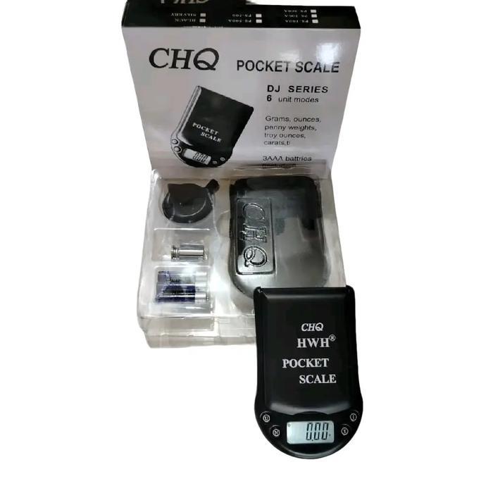 Timbangan Emas Digital Chq 200Gr / Timbangan Chq Digital Emas Kecil 200Gr Asli Layar Putih