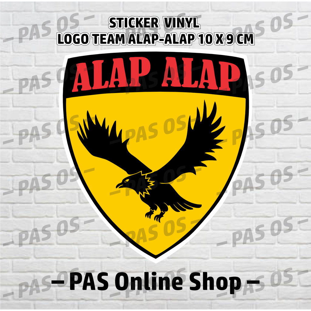 STICKER VINYL GLOSSY ALAP-ALAP / TEAM ALAP-ALAP