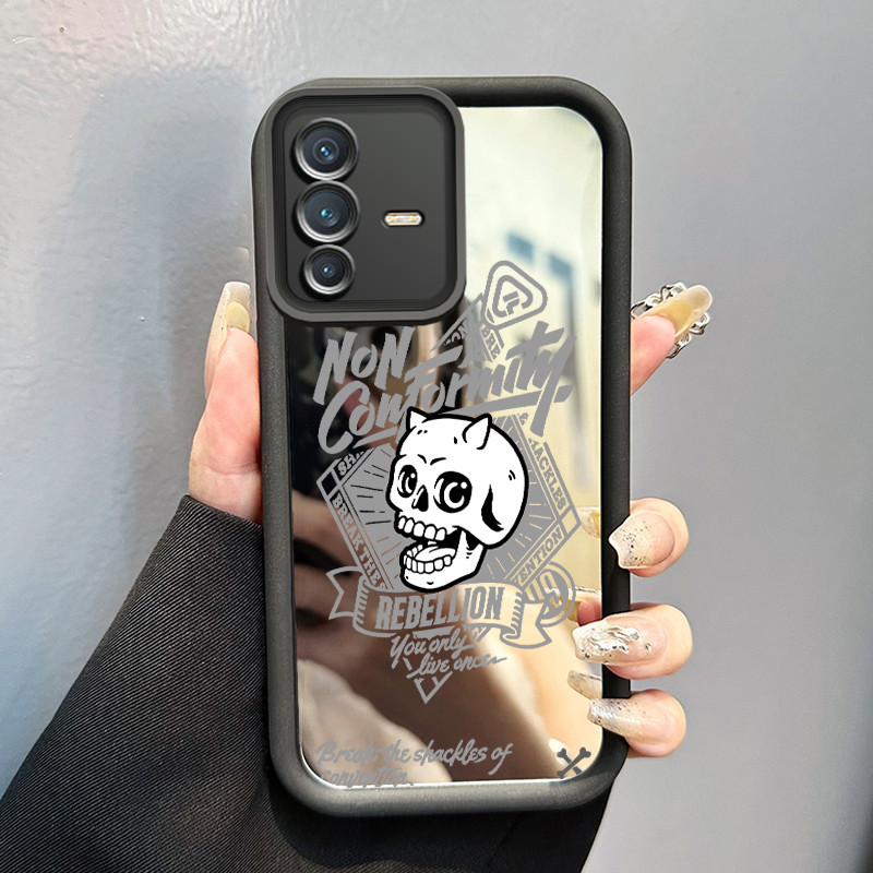 Casing Hp VIVO V23 5G V23i 5G V23E 4G V23E 5G Y75 4G Case Casing Angkat berat dan kerangka Pola Kasu