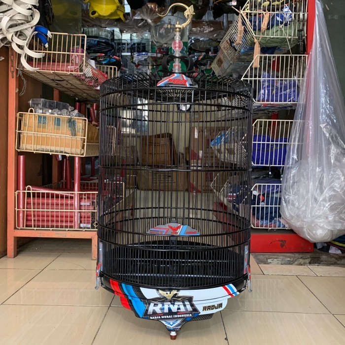 Sangkar Kandang Burung Murai No 2 Radja Decal RMI Terbaru Original
